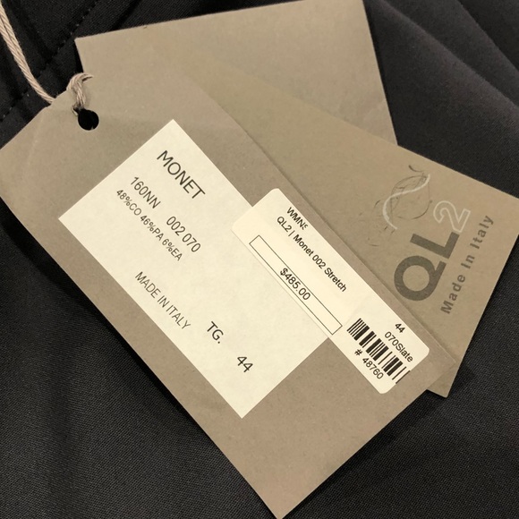 Quelledue QL2 MONET Stretch Pant in Slate - Picture 3 of 8